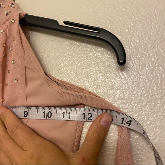 WEISSMAN Balera Dance Costume pink poet BLOUSON SLEEVE LEOTARD MT11546 child SC - Picture 5 of 9